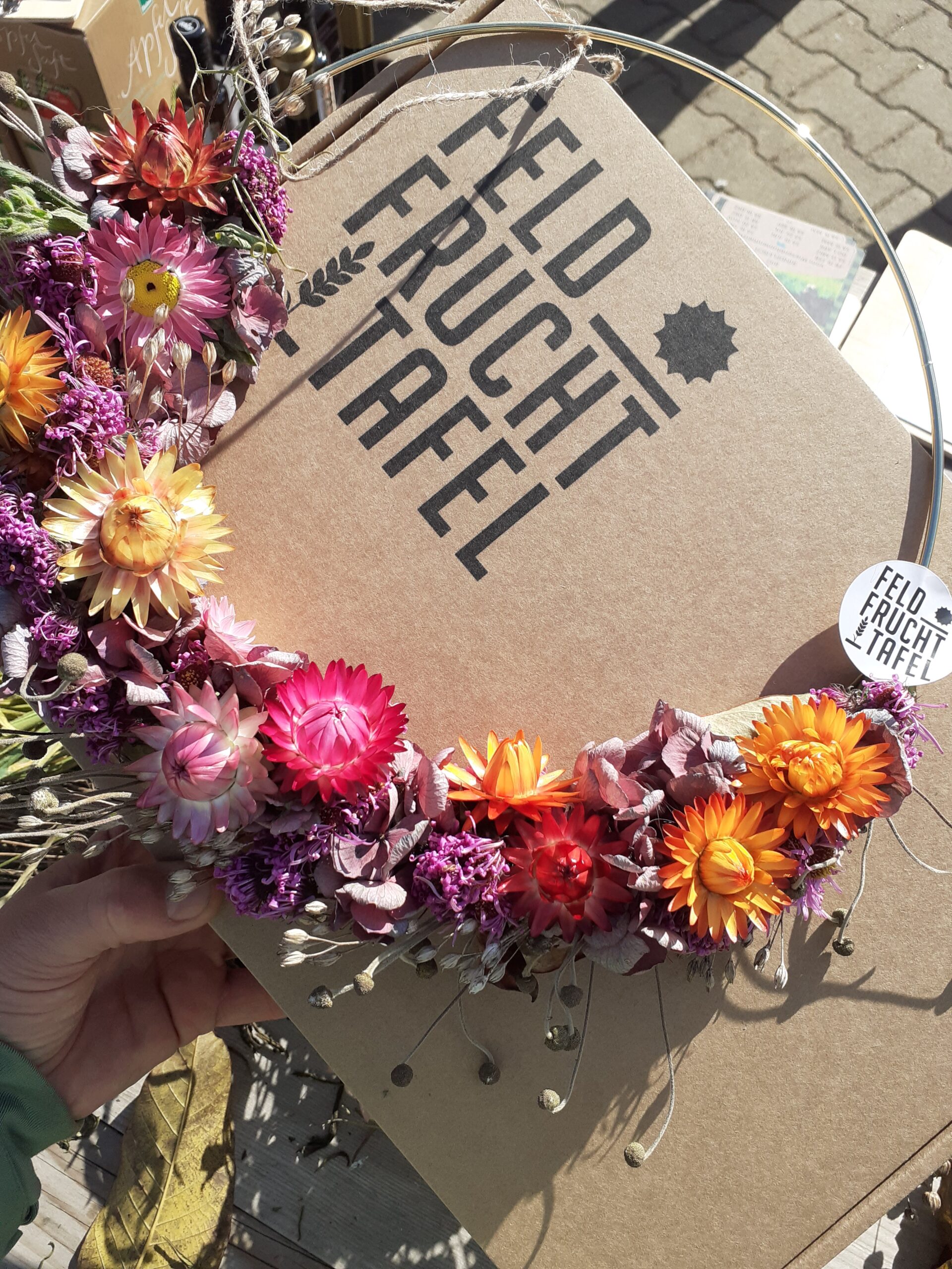 TROCKENBLUMEN Tutti Frutti Flower-Hoops