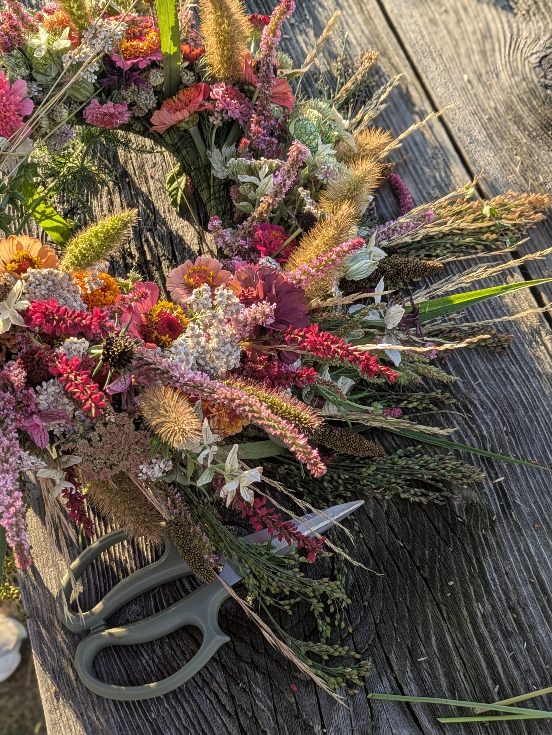 TROCKENBLUMEN HERBST KRÄNZE